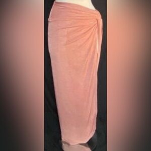 Elegant Pink Maxi Skirt
